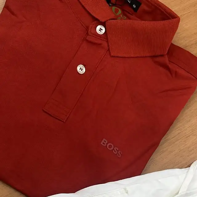 Polo Masculina Terracota